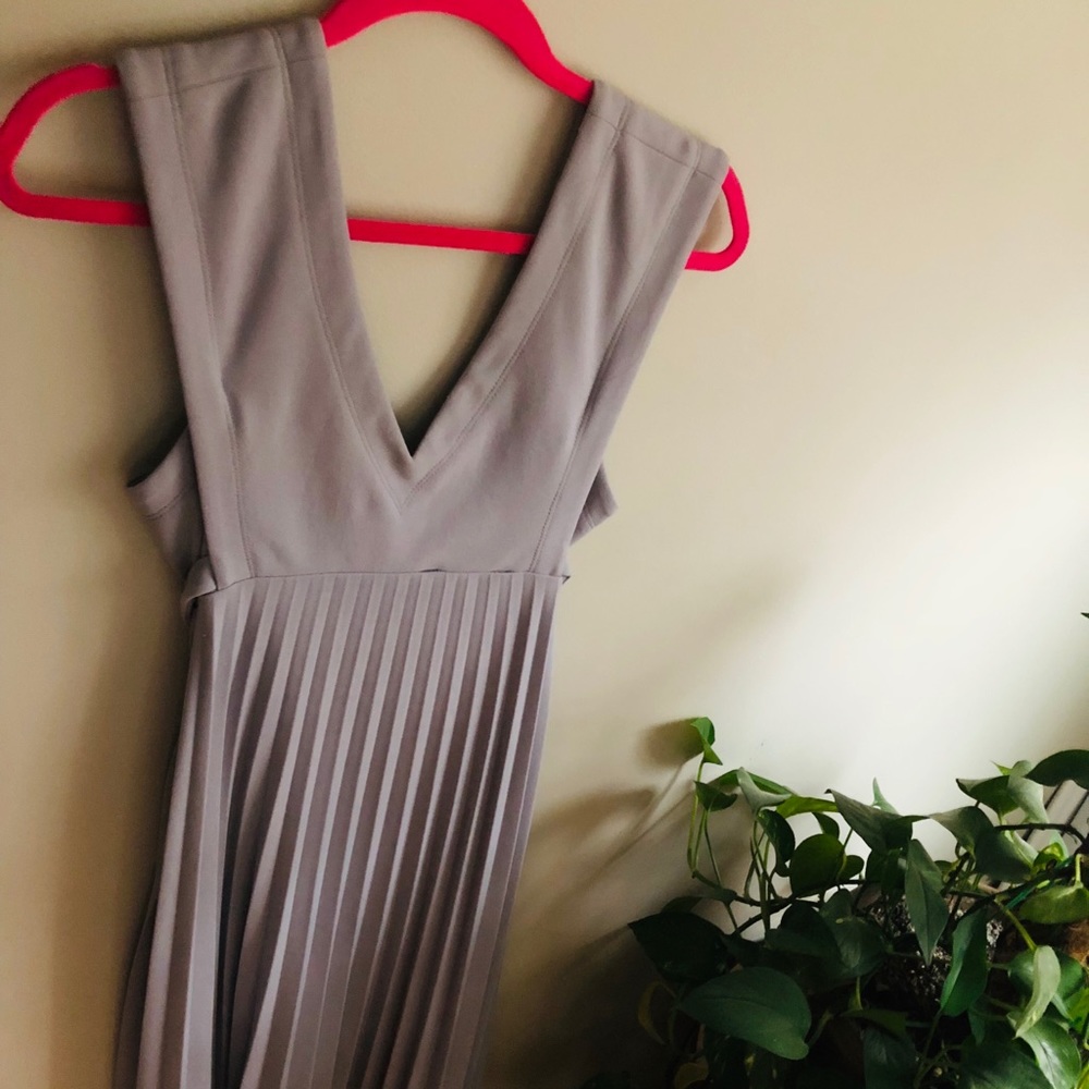 Tracy Reese Lilac V-Neck, Hi-Low Dress